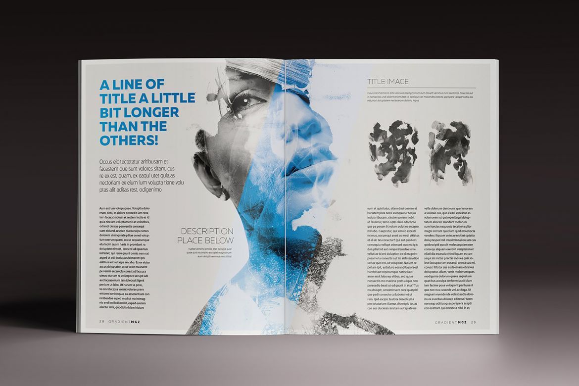 Gradient Indesign Template - view 15