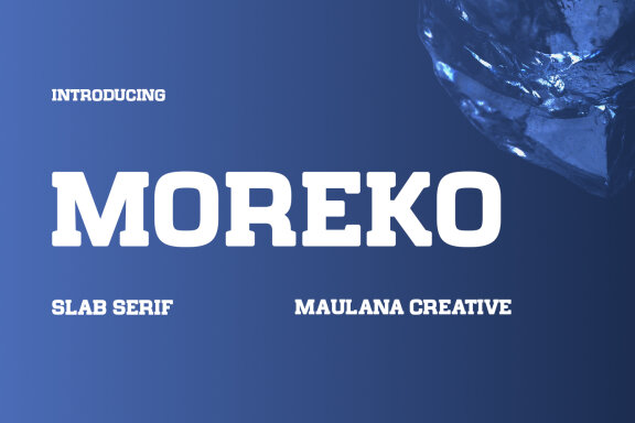 Moreko Slab Serif FREE Font