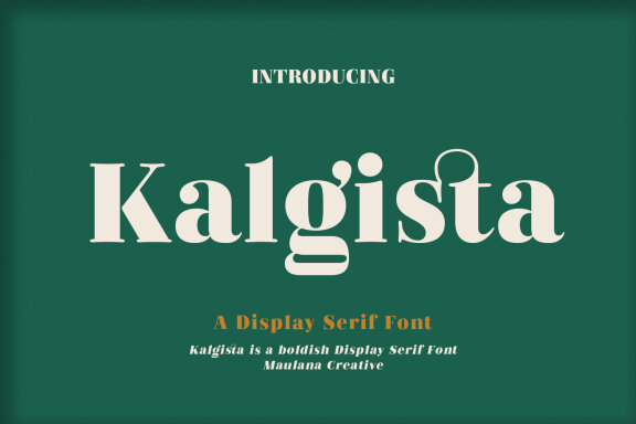 Kalgista Serif FREE Font