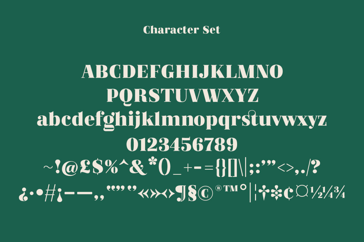 Kalgista Serif FREE Font - view 7
