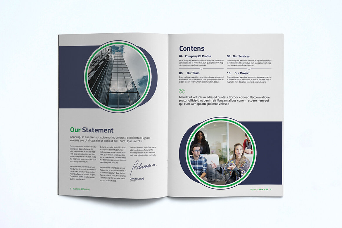 Company Profile FREE Template - view 4