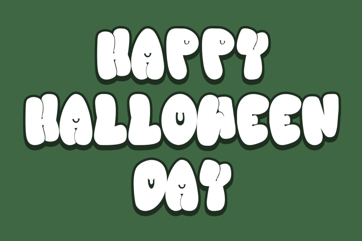 Peek Out Halloween FREE Font - view 4