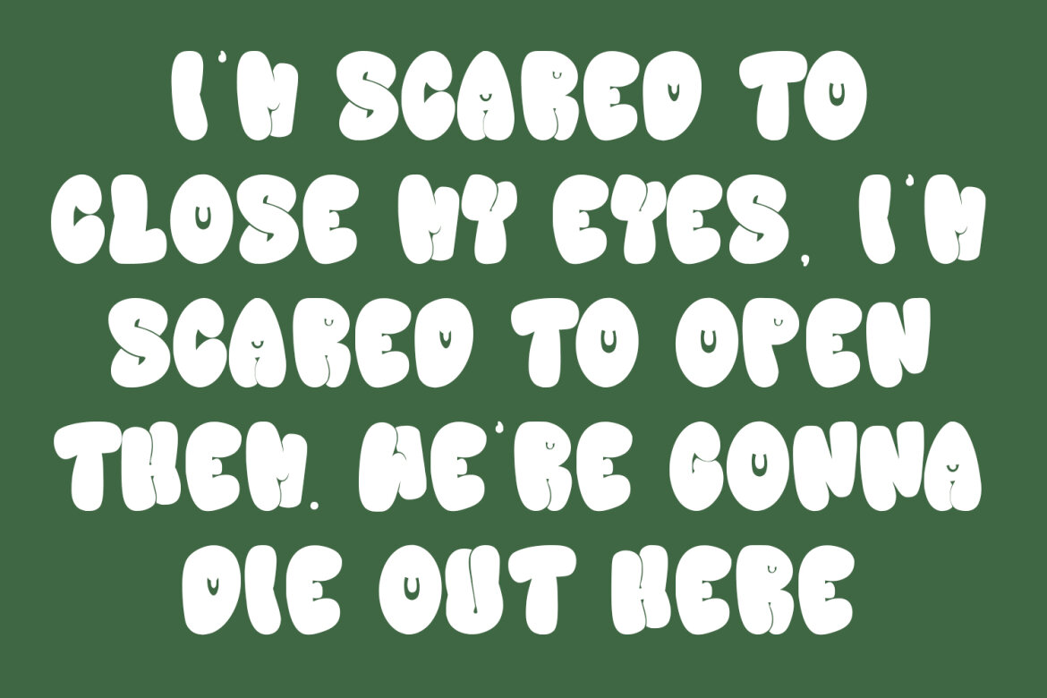 Peek Out Halloween FREE Font - view 6