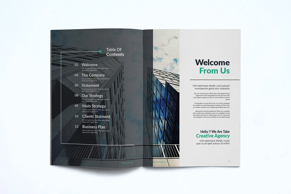 Company Profile FREE Template - view 3