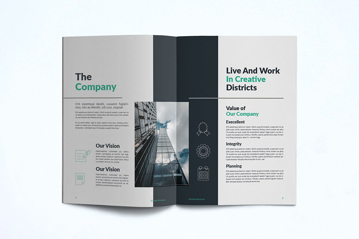 Company Profile FREE Template - view 4