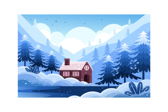 Winter Nature FREE Illustration