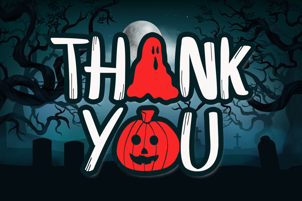 HAY GHOST Free Halloween Font - view 8
