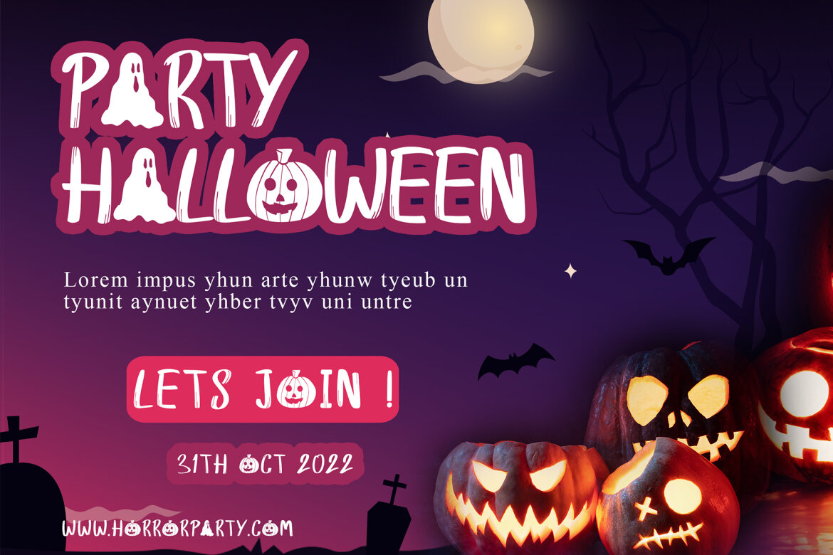 HAY GHOST Free Halloween Font - view 4