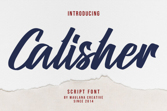 Calisher FREE Script Font