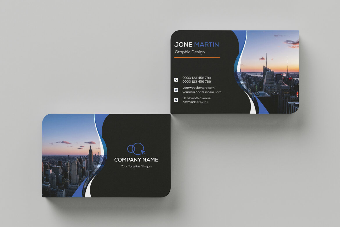 Business Card FREE Template - view 2