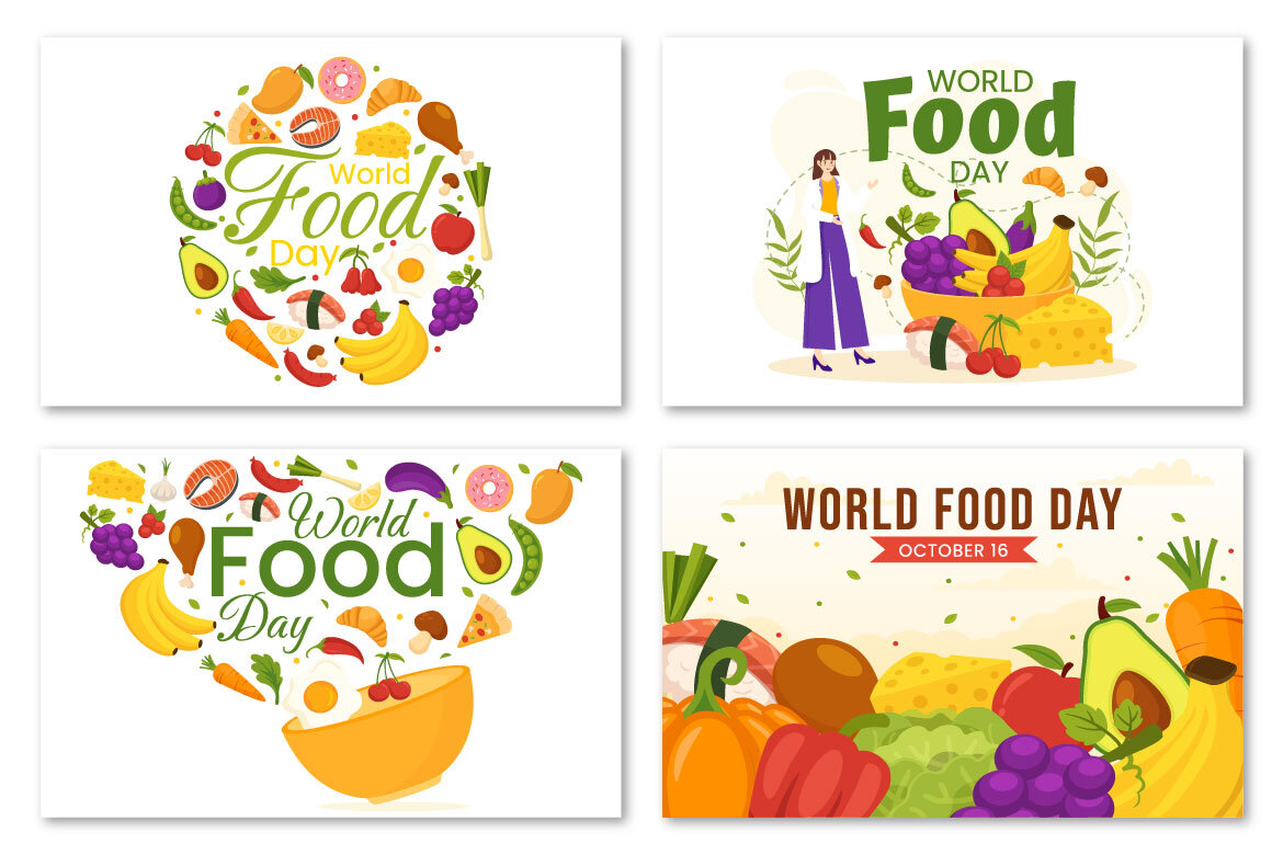 16 World Food Day FREE Illustrations - view 5