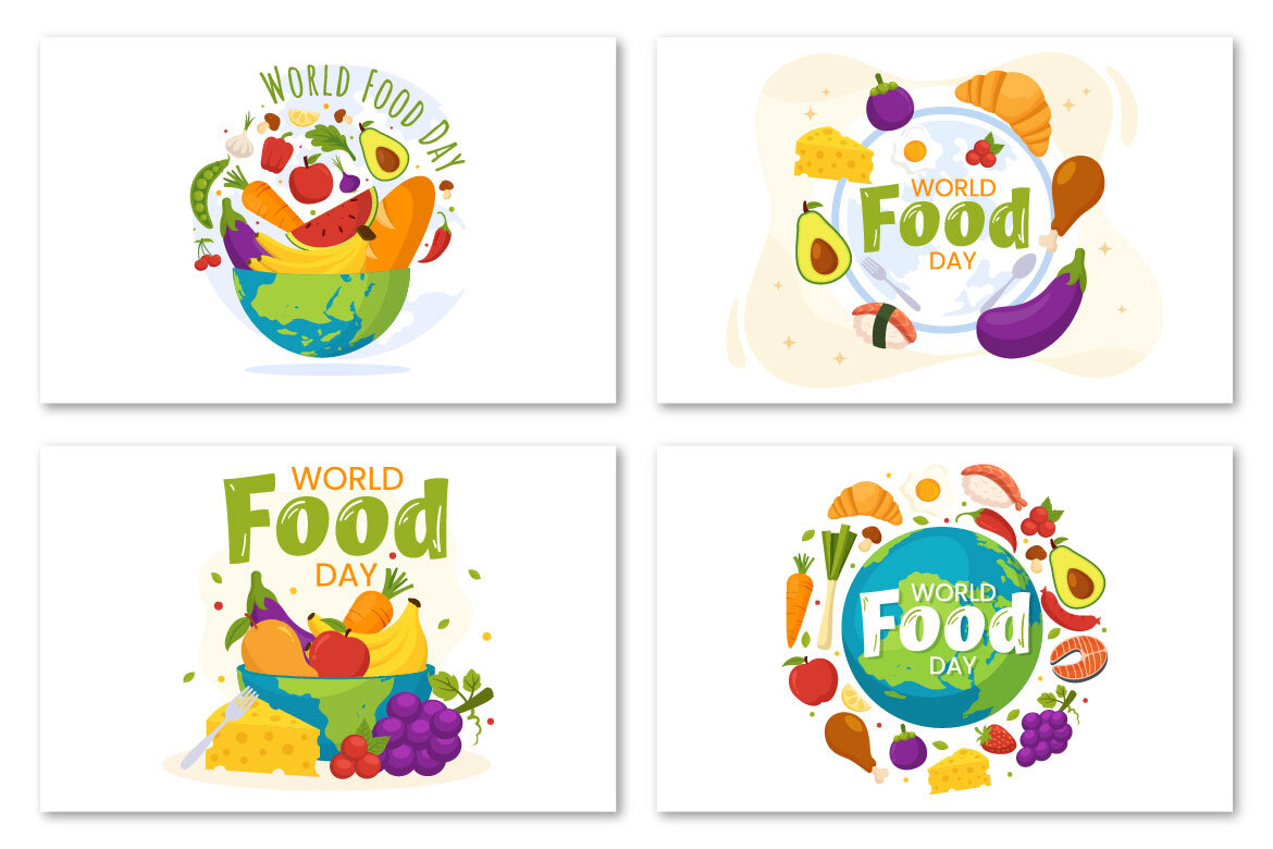 16 World Food Day FREE Illustrations - view 3