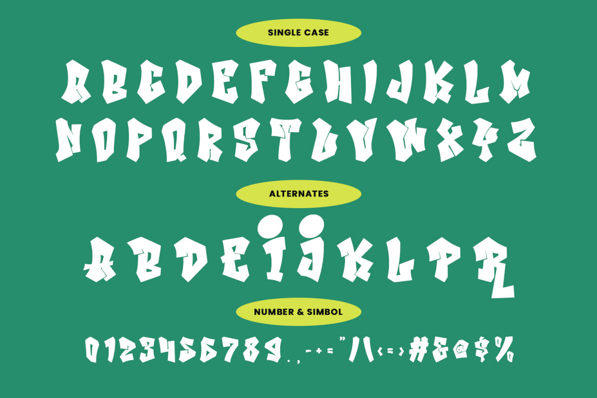 Emurica Graffiti FREE Display Font - view 7