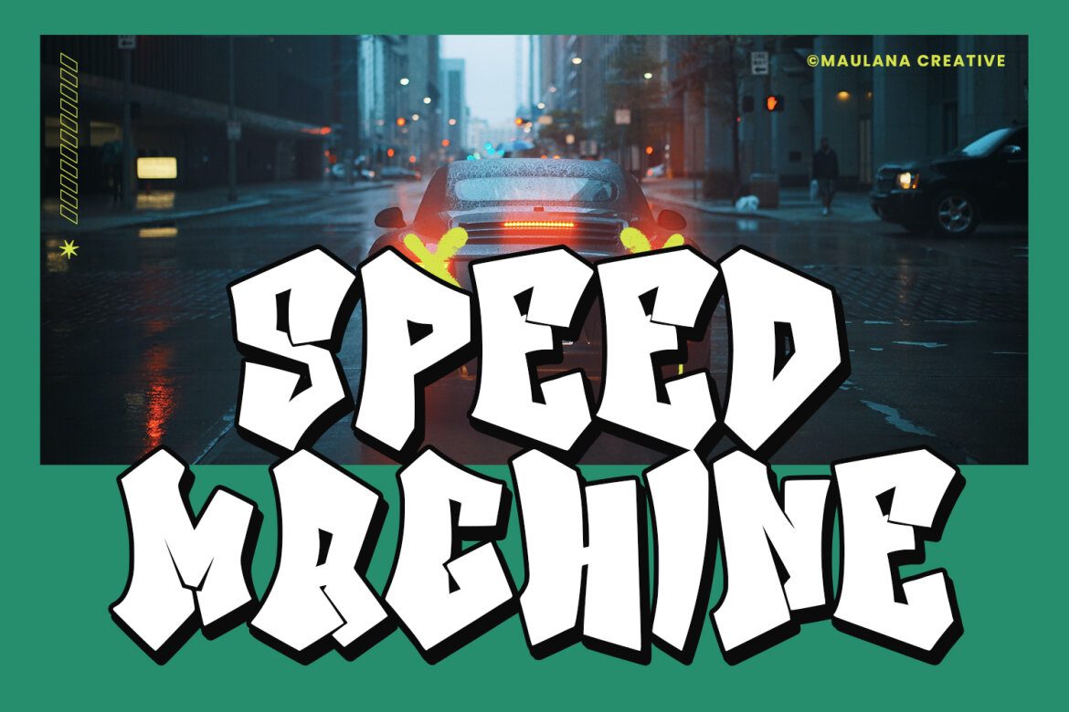 Emurica Graffiti FREE Display Font alternate