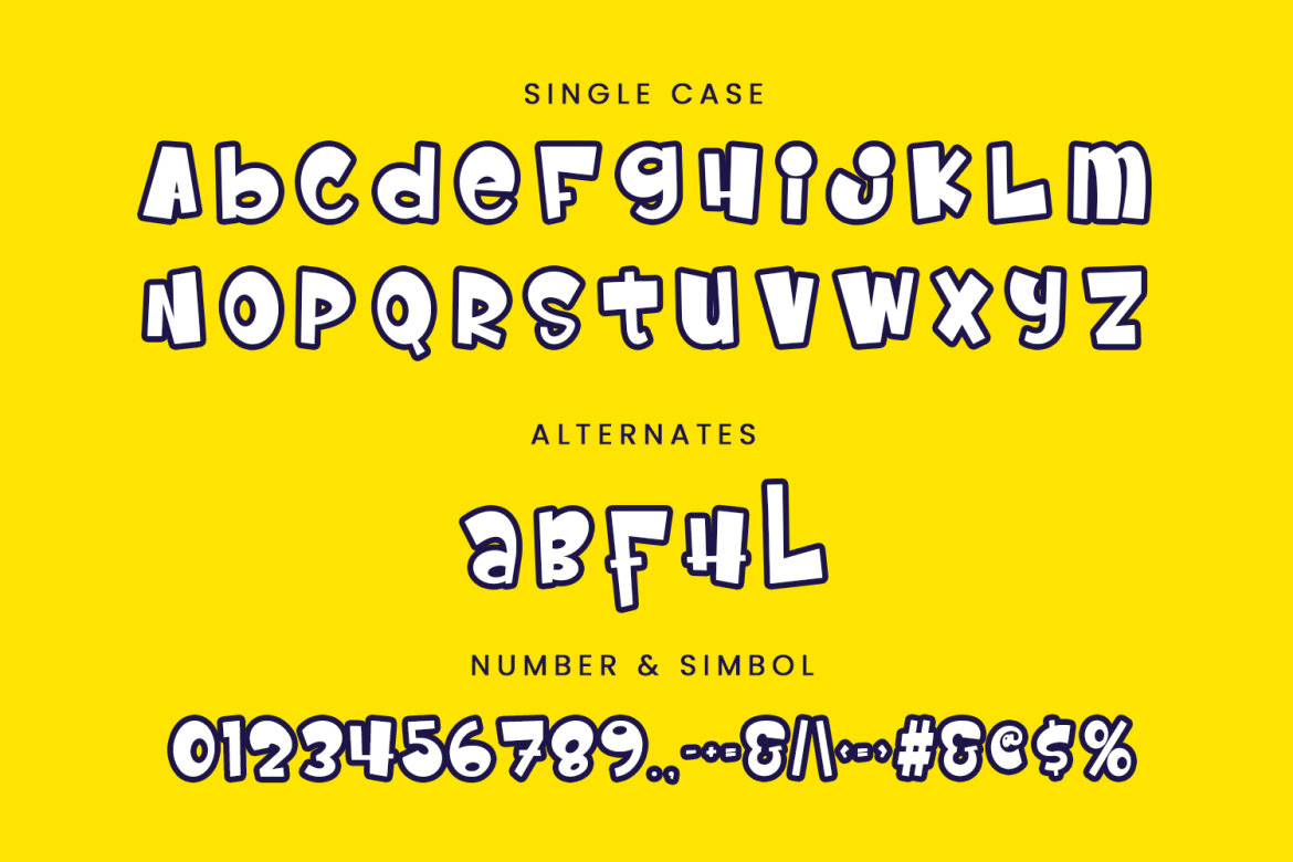 Joyish Fun Diplay FREE Font - view 7