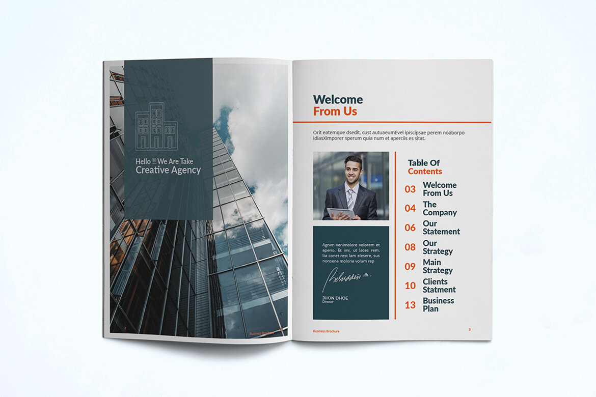 Company Profile FREE Template - view 4