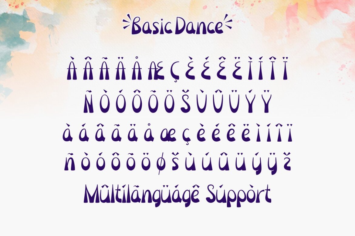 Basic Dance FREE Display Font - view 7