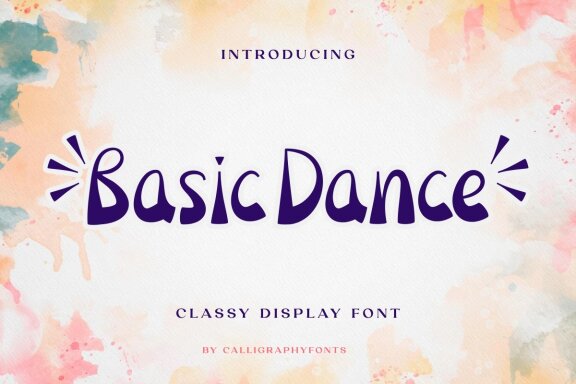Basic Dance FREE Display Font