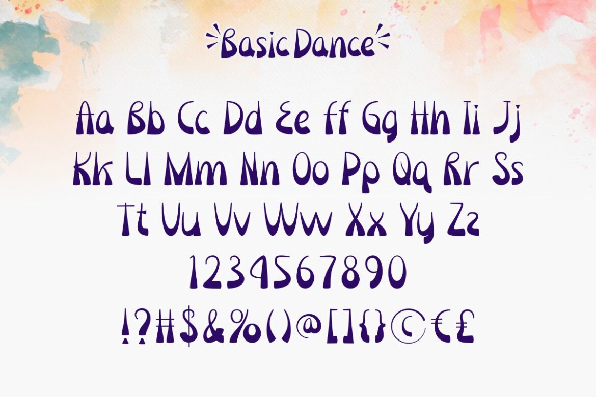 Basic Dance FREE Display Font - view 4