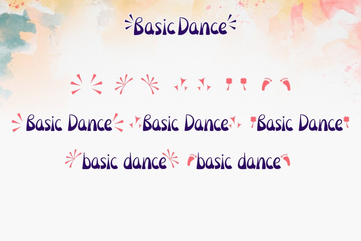 Basic Dance FREE Display Font - view 9