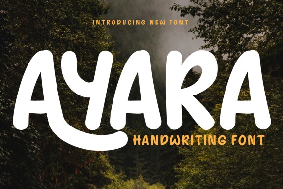 AYARA | FREE Handwritten Display
