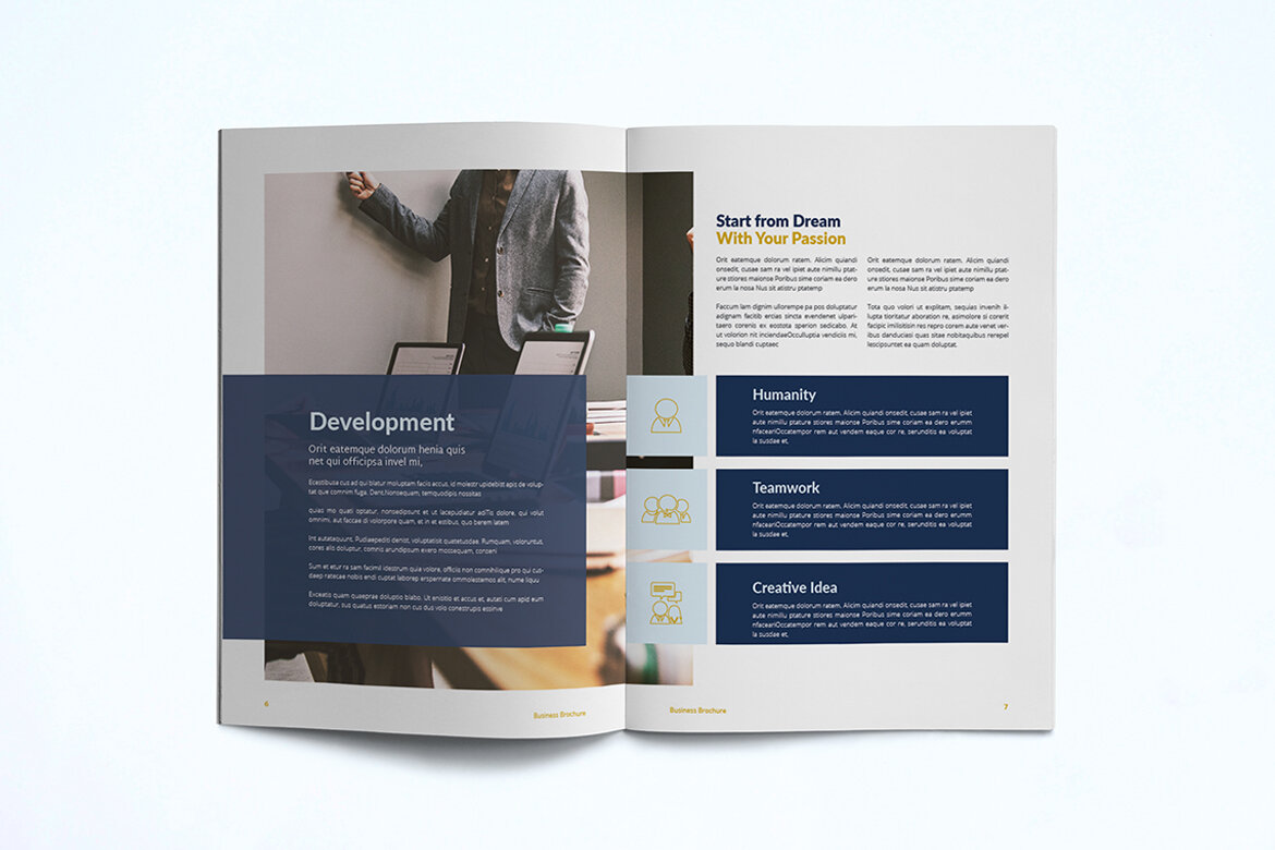 Company Profile FREE Template - view 5