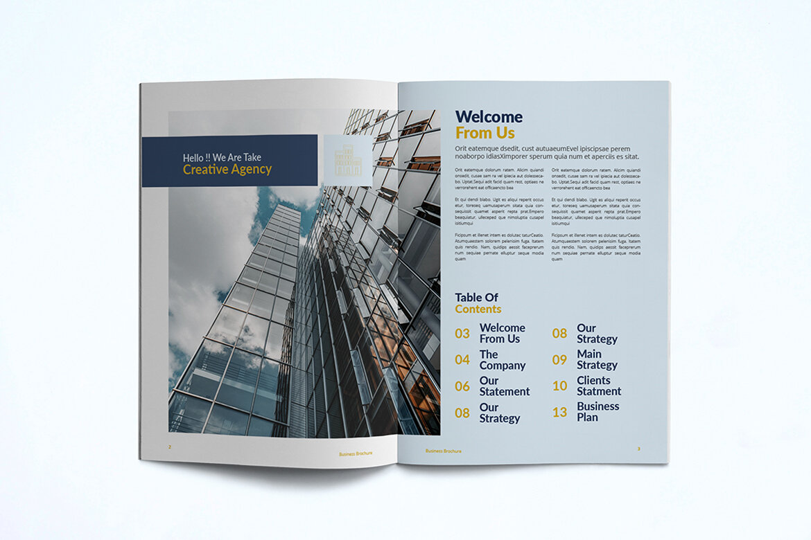 Company Profile FREE Template - view 3