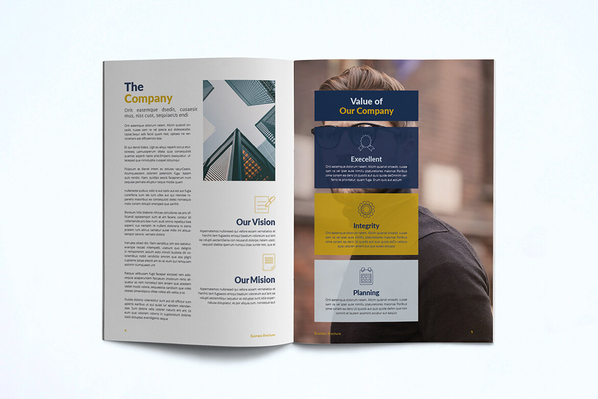 Company Profile FREE Template - view 4