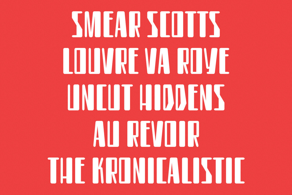 Groens Sans Display FREE Font - view 5