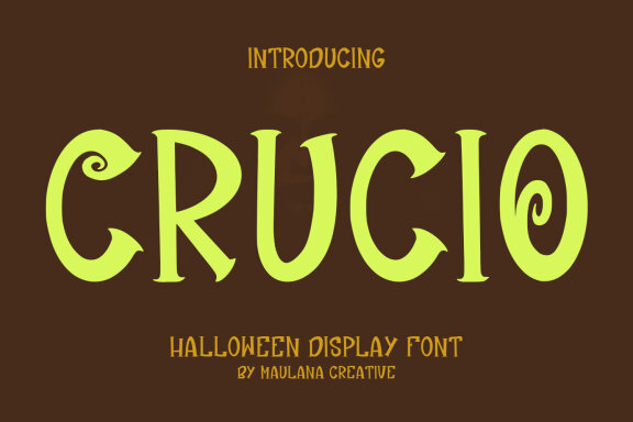 Crucio FREE Display Font