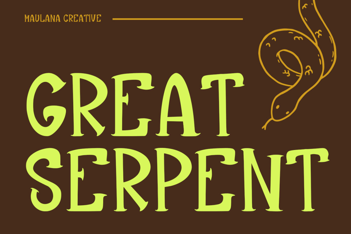 Crucio FREE Display Font - view 4