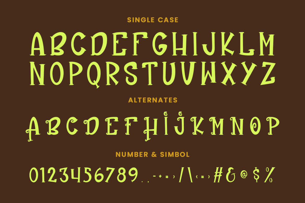 Crucio FREE Display Font - view 7