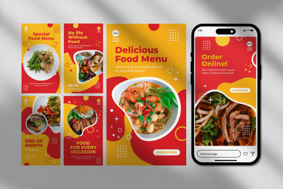 Food Instagram Story FREE Templates
