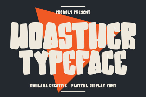 Woasther Typeface Playful FREE Font