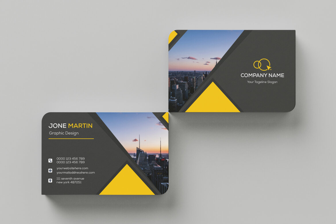 Business Card FREE Template - view 2