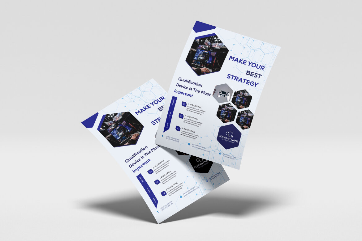 modern flyer Design template - view 2