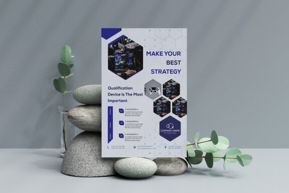 modern flyer Design template - view 1