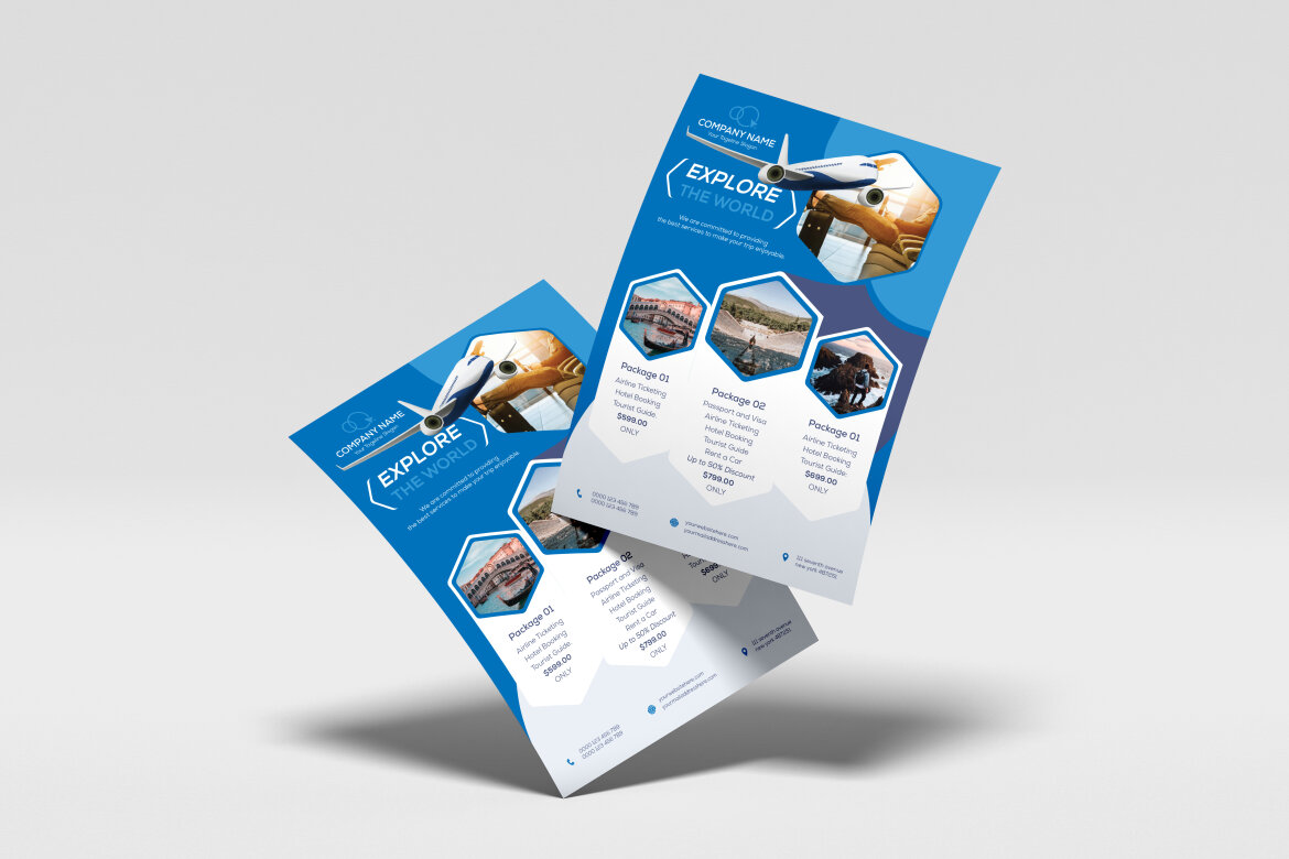 modern flyer Design template - view 2