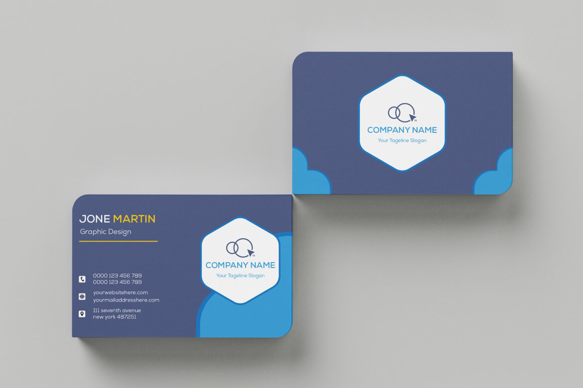 Modern Business Card Template alternate