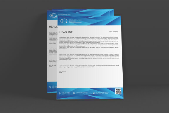 Creative Letterhead Design Template - view 1