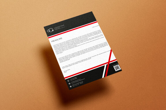 Creative Letterhead Design Template - view 1