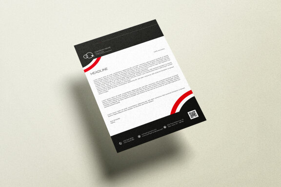 Creative Letterhead Design Template - view 1