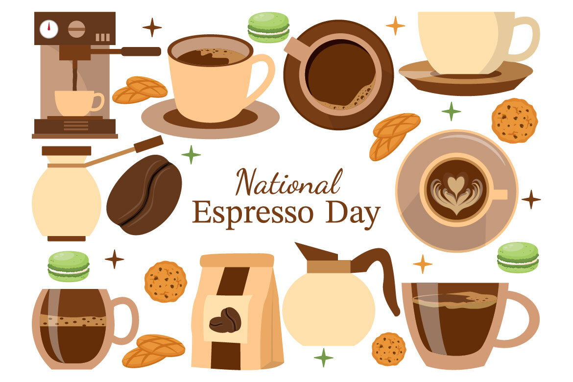 10 National Espresso Day Free Illustrations - view 4