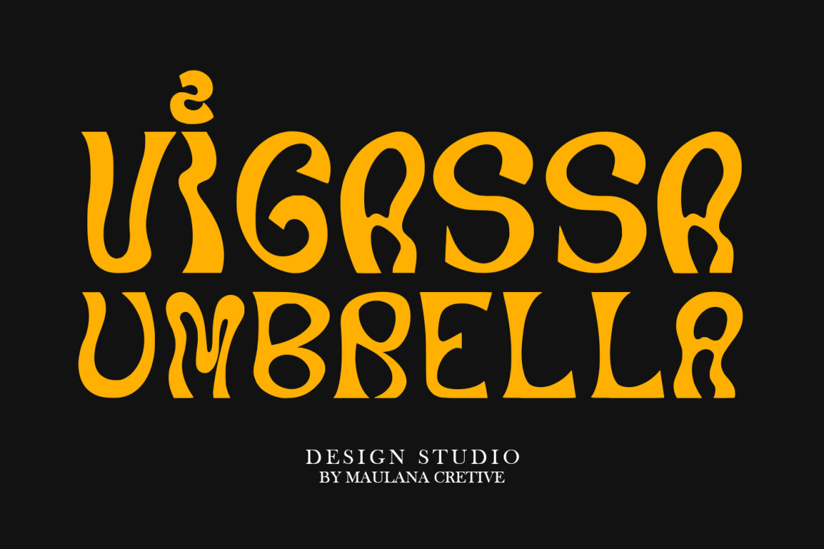 Qecabiv Experimental FREE Font - view 8