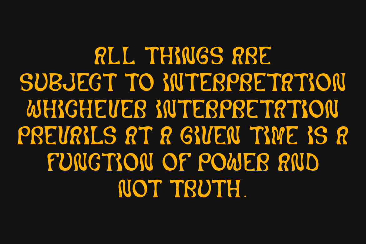 Qecabiv Experimental FREE Font - view 6