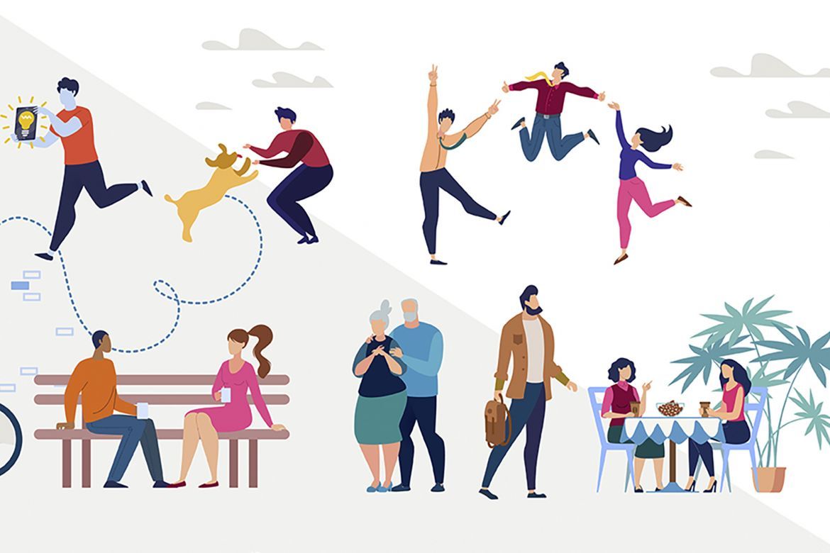 People Scenes Flat Collection alternate