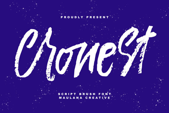 Cronest Script Brush FREE Font