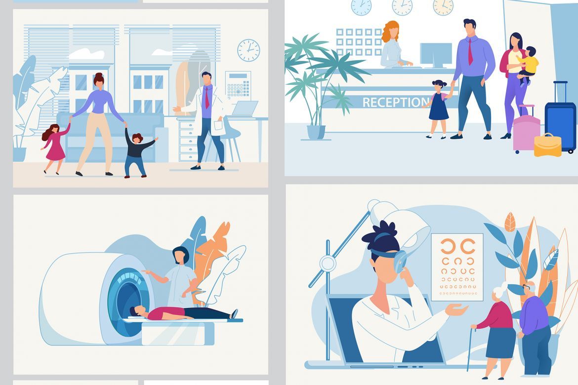 Medicine Scenes Flat Collection - view 3