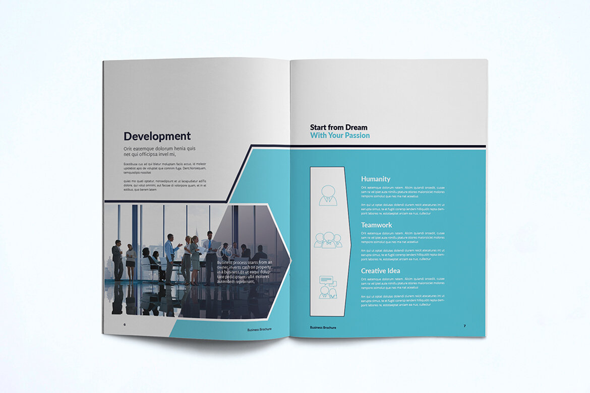 Company Profile FREE Template - view 5