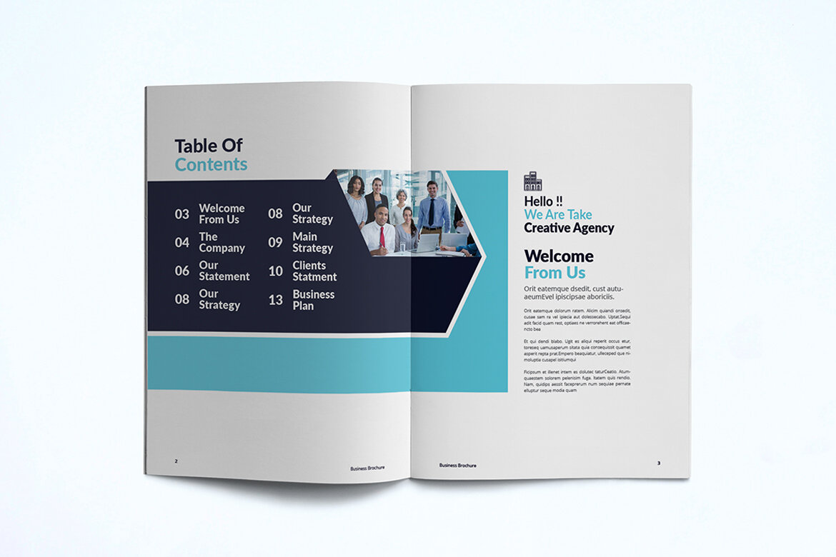 Company Profile FREE Template - view 3